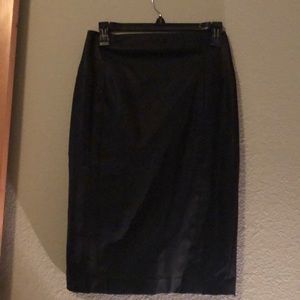 Faux leather skirt!